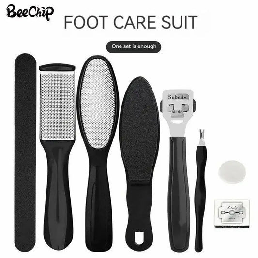 8 PCS Foot Grinder To Remove Dead Skin Calluses Household Pedicure Foot Shaving Foot Sanding Sanding Board Pedicure Tool Set